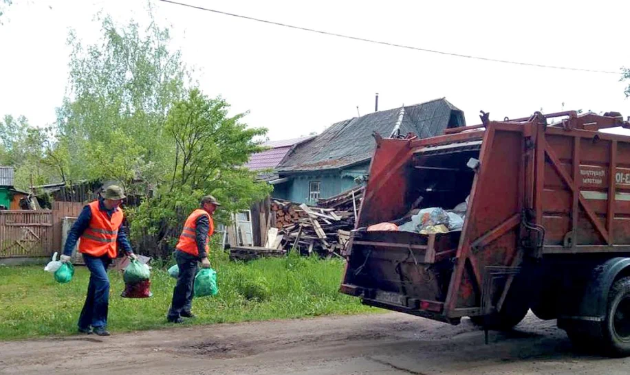 Вывоз мусора из частного дома в Люберцах в октябре