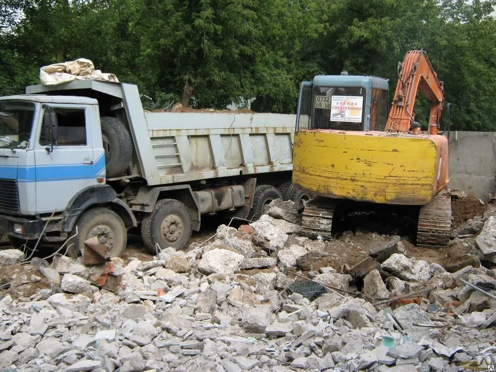Вывоз бетонного боя и утилизация в Люберцах в октябре